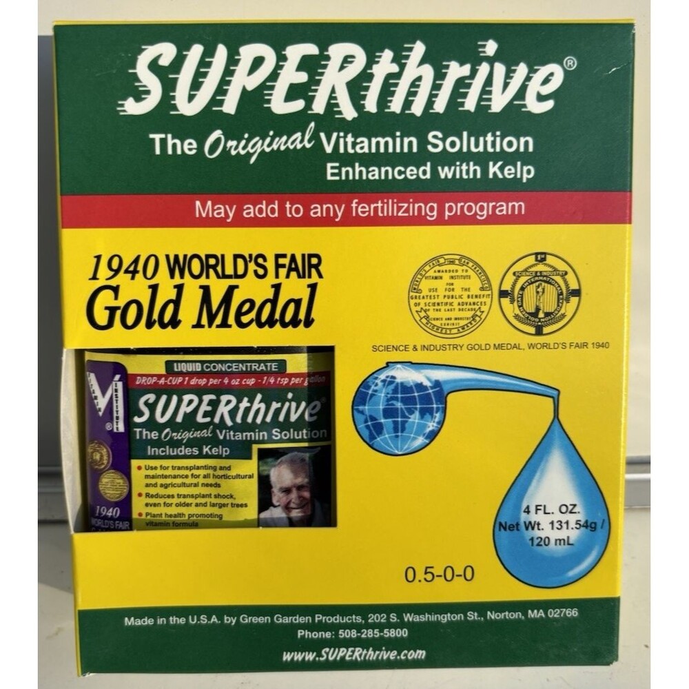 Superthrive Liquid Plant Fertilizer - 4oz. The Original Vitamin Solution